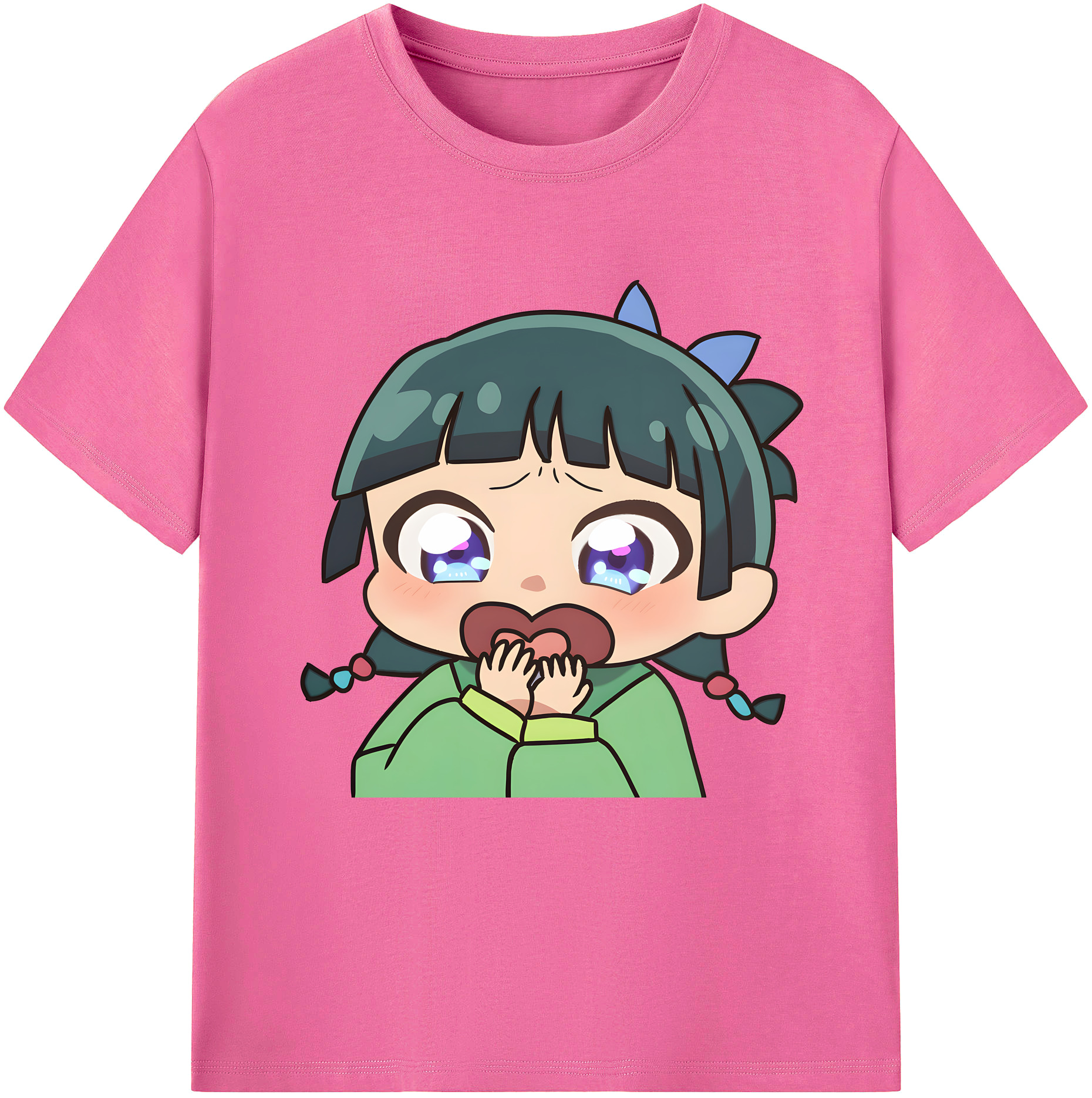 （画像用） 薬屋のひとりごと The Apothecary Diaries レディースカジュアルプリントTシャツ（綿100％）